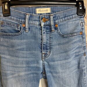 Madewell Skinny Jeans in Light Blue Denim